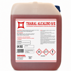 THARAL Alcalino S/E | Desengrasante Concentrado Alcalino Sin Espuma para Uso Profesional