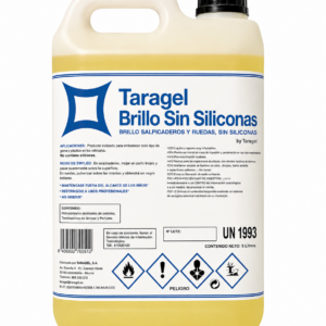 THARAL “Sin siliconas” Brillo neumáticos gomas y salpicaderos