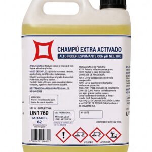 Champú Extra Activo para Carrocerías | Detergente Profesional Concentrado para Lavado de Automóviles