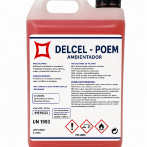 DELCEL POEM | Ambientador Profesional Concentrado de Larga Duración para Vehículos e Interiores