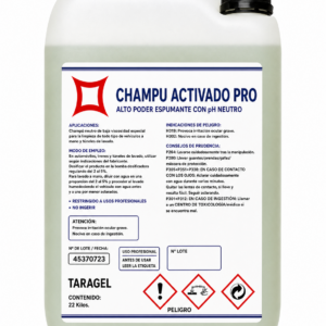 Champú Activado Pro | Champú Profesional para Lavado de Carrocerías
“Sin tensioactivos aniónicos”